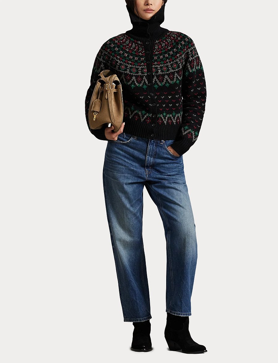 Polo Ralph Lauren - Fair Isle Wool-Blend Cardigan - polo black multi - 4