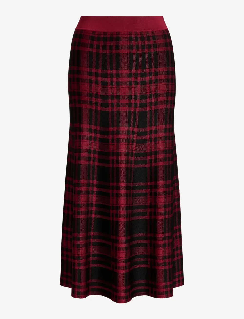 Polo Ralph Lauren - Plaid Sweater Skirt - kootud seelikud - polo black/firesi - 1