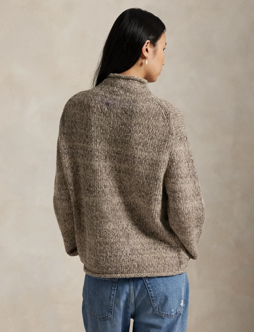 Polo Ralph Lauren - WOOL BLEND-SWEATER-PULLOVER - rullekraver - natural multi - 2