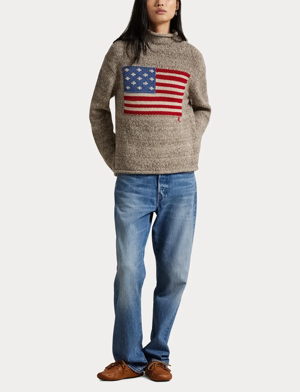 Polo Ralph Lauren - WOOL BLEND-SWEATER-PULLOVER - rullekraver - natural multi - 4