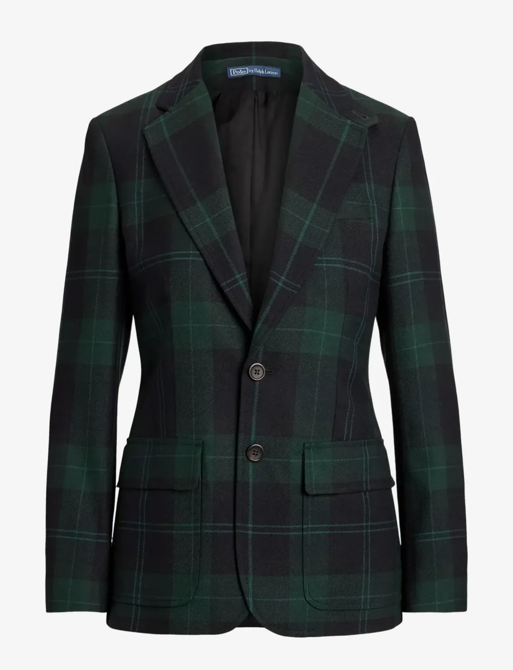 Polo Ralph Lauren - 2/40NM BRUSHED WOOL-WVN-BLAZER/SPOR - Ühes joones nööpidega bleiserid - 1961 green navy m - 1