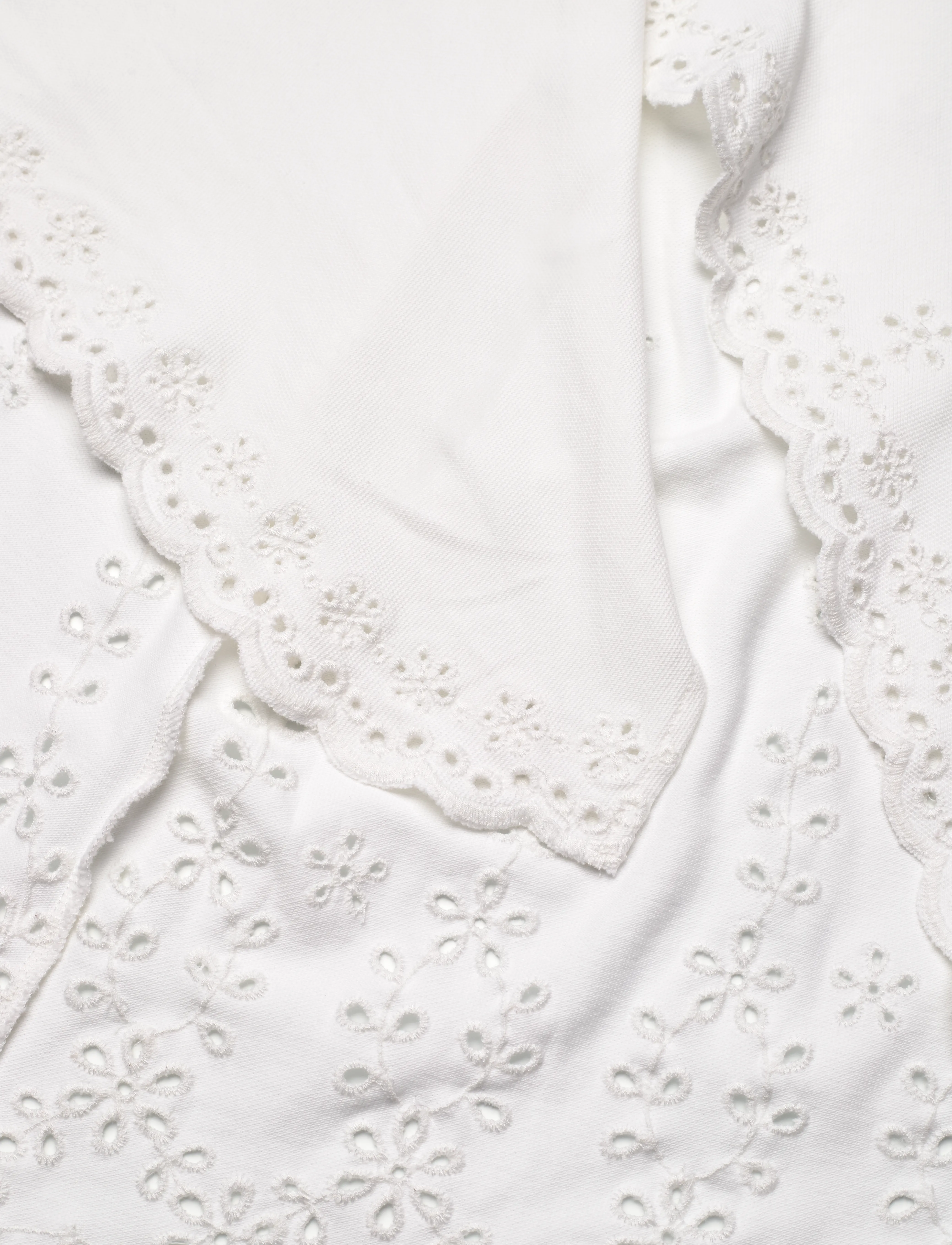 Polo Ralph Lauren - Eyelet Piqué Wrap Polo Dress - white - 3