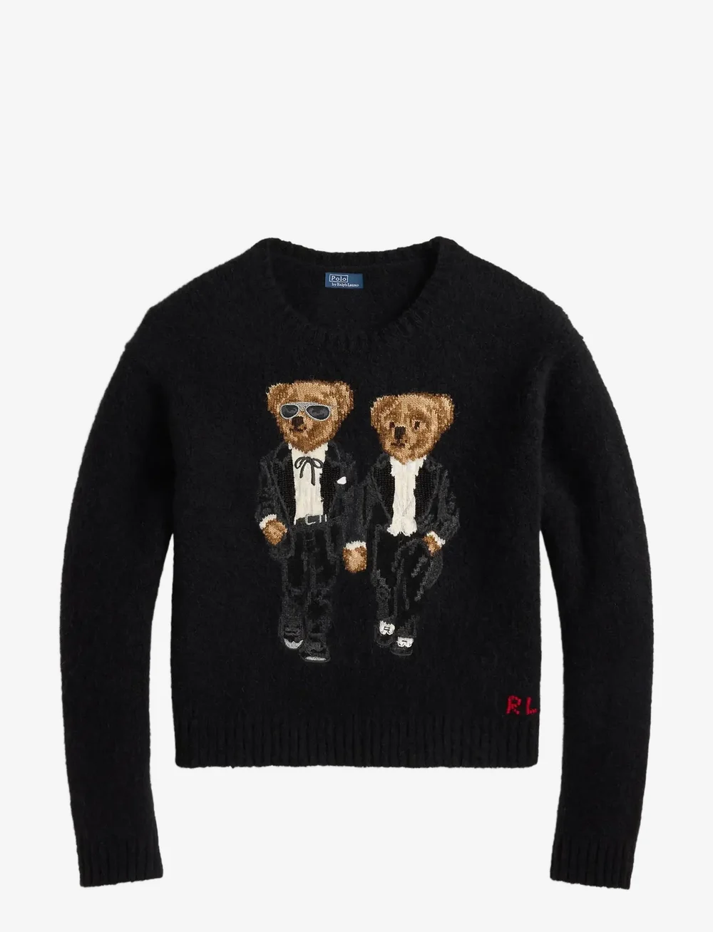 Polo Ralph Lauren - WOOL BEAR-SWEATER-PULLOVER - tröjor - polo black multi - 1