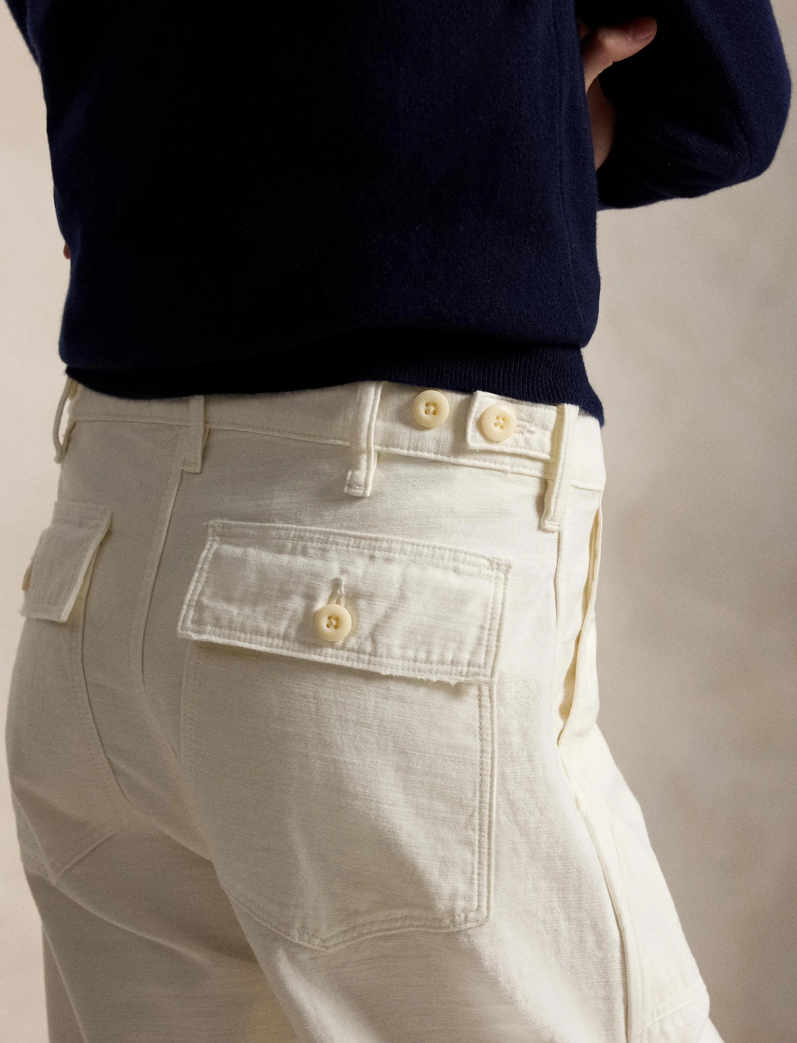Polo Ralph Lauren - The Ricky Pant - pantalons droits - ecru - 5