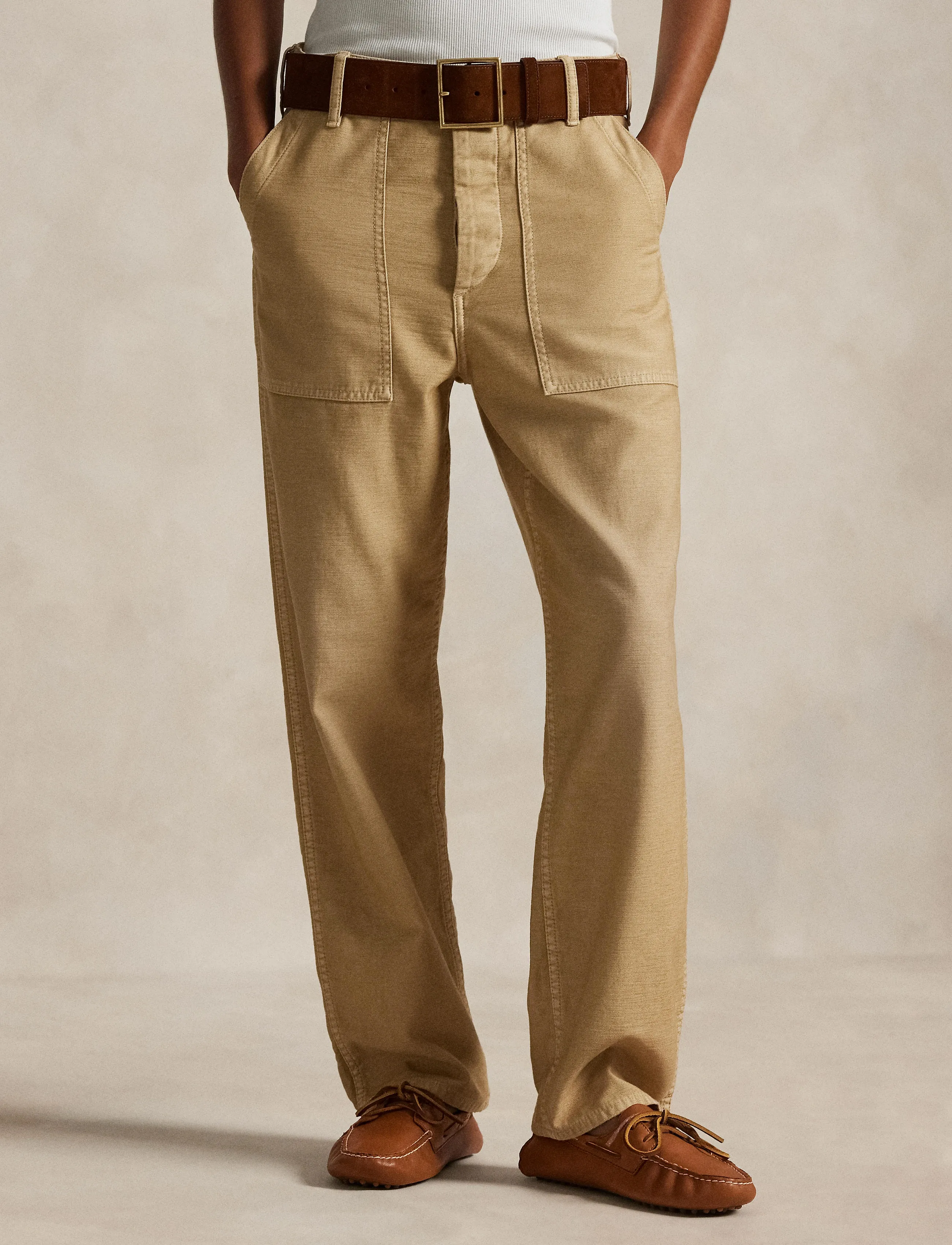 Polo Ralph Lauren The Ricky Pant - Visa allt - KHAKI / beige