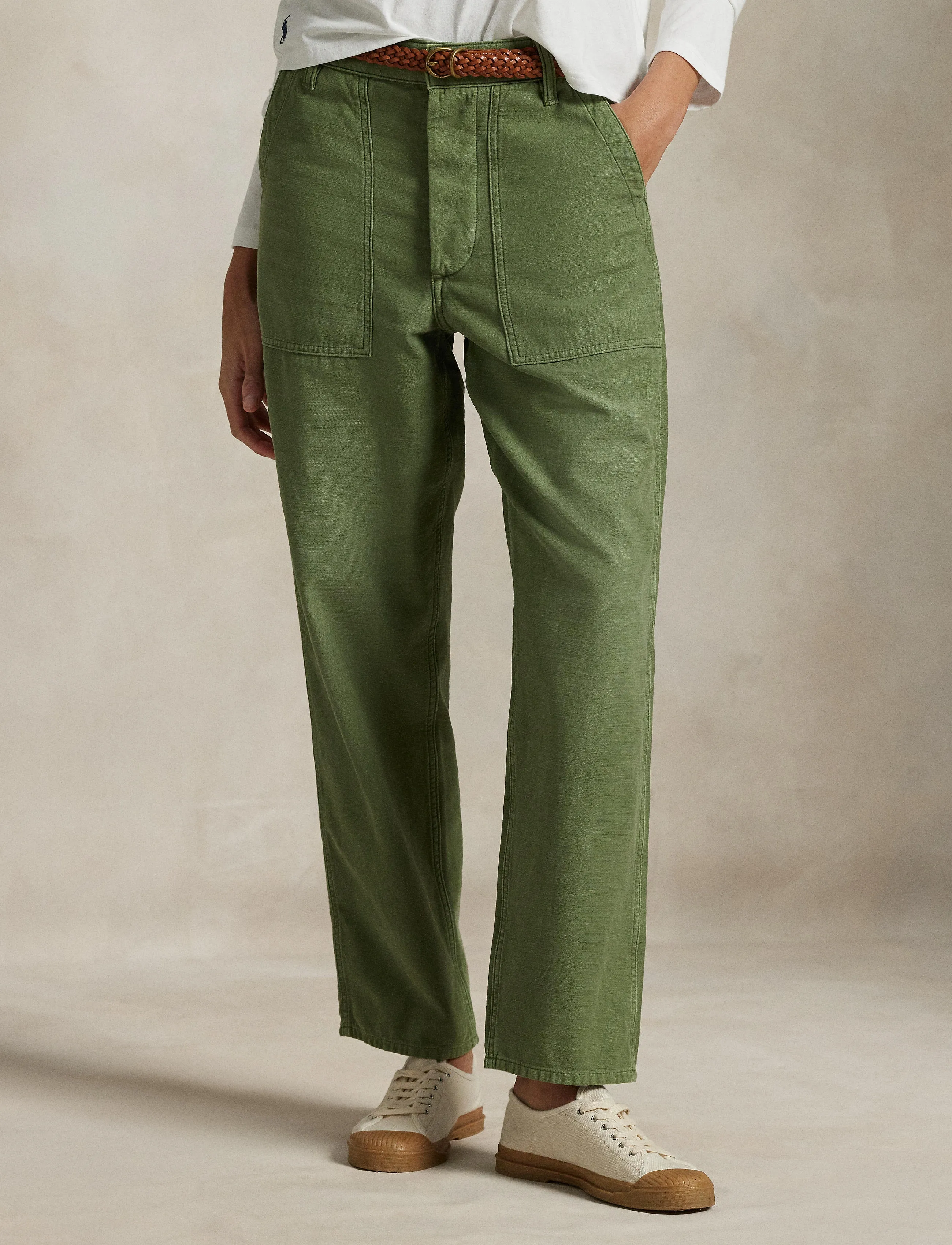 Polo Ralph Lauren Ricky Pant - Kleidung - OLIVE / green