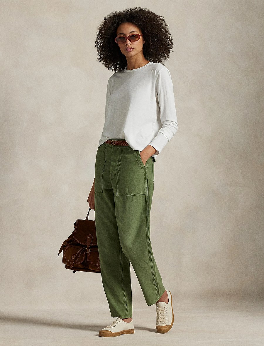 Polo Ralph Lauren - Ricky Pant - hose mit geradem bein - olive - 3