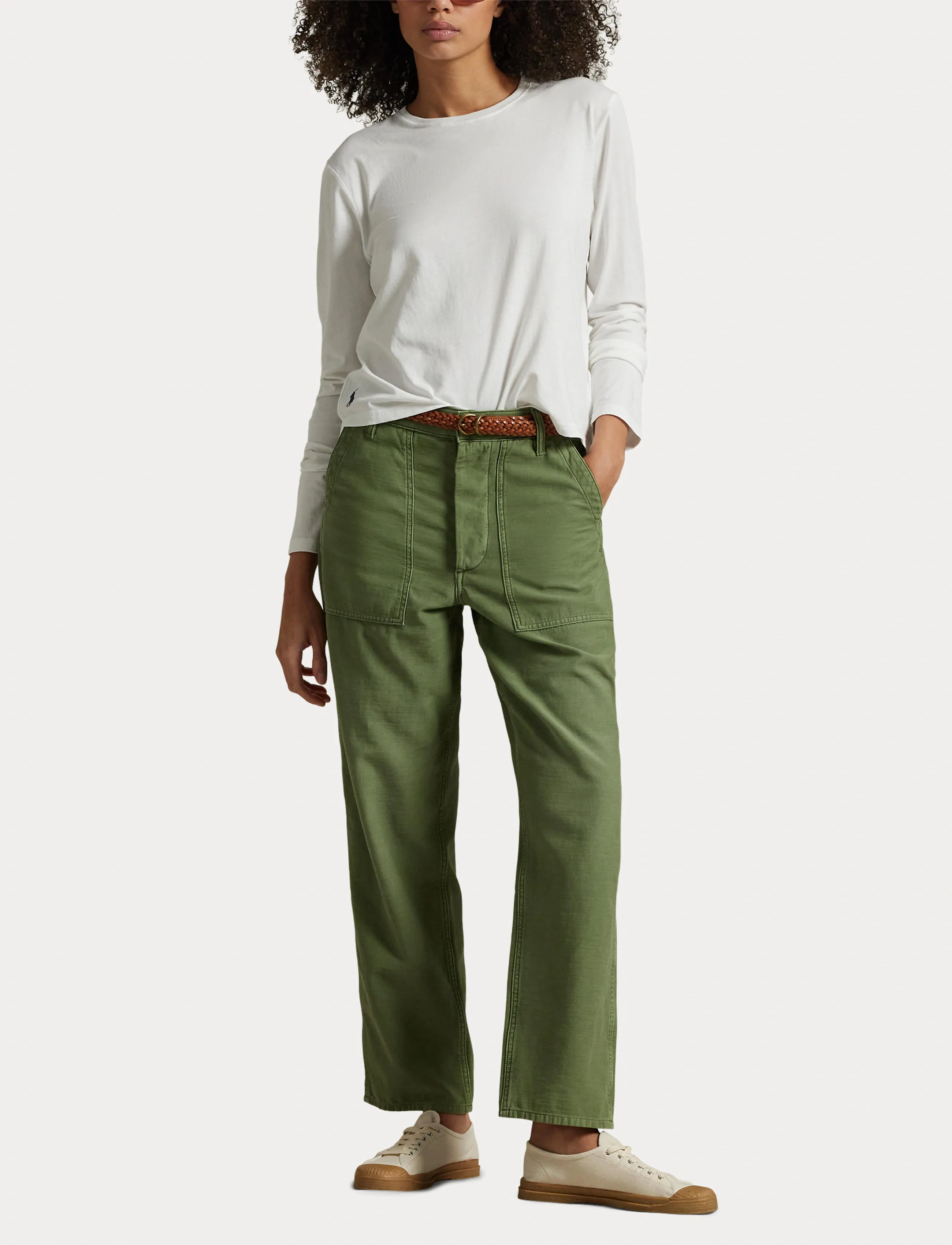 Polo Ralph Lauren - Ricky Pant - hose mit geradem bein - olive - 4