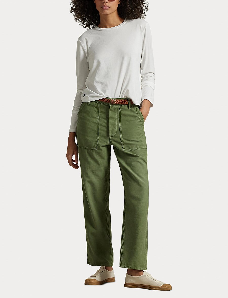 Polo Ralph Lauren - Ricky Pant - hose mit geradem bein - olive - 4