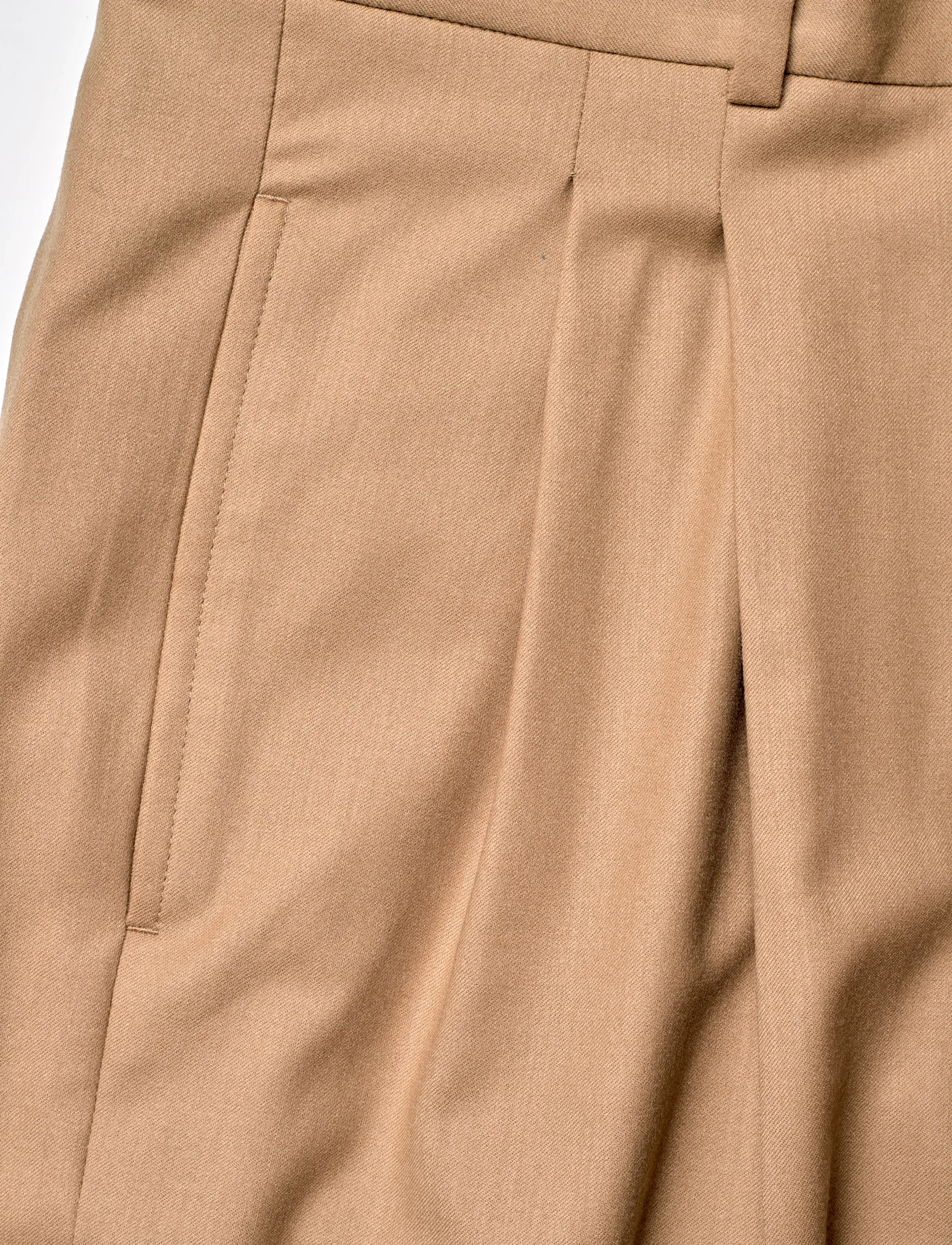Polo Ralph Lauren - 2/90 STRTCH WL FL-WVN-PANTS - pantalons habillés - camel - 2