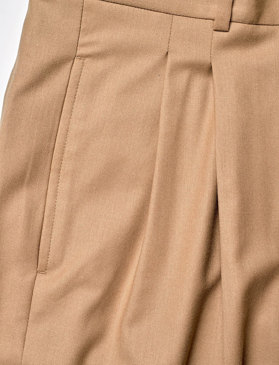 Polo Ralph Lauren - 2/90 STRTCH WL FL-WVN-PANTS - anzugshosen - camel - 2