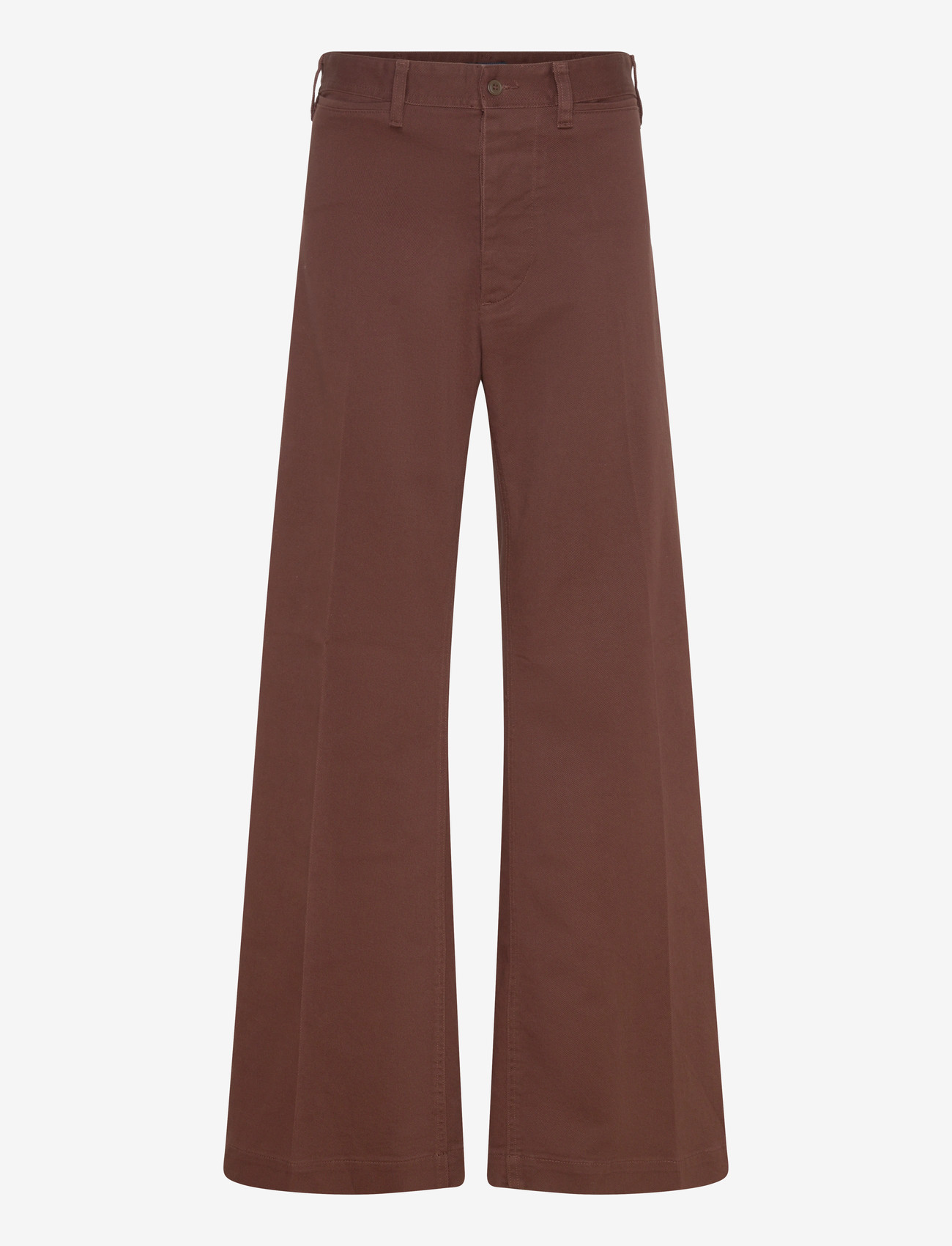 Polo Ralph Lauren - Stretch-Cotton Beaton Pant - wide leg trousers - brown - 0