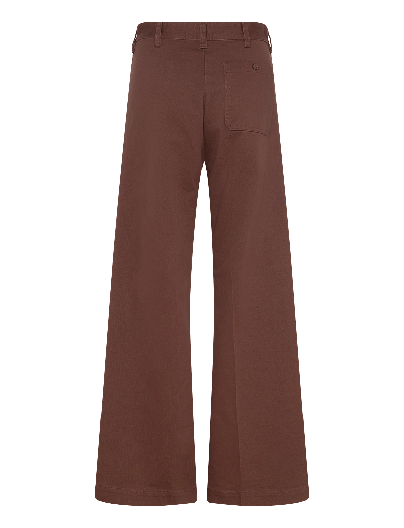 Polo Ralph Lauren - Stretch-Cotton Beaton Pant - wide leg trousers - brown - 1