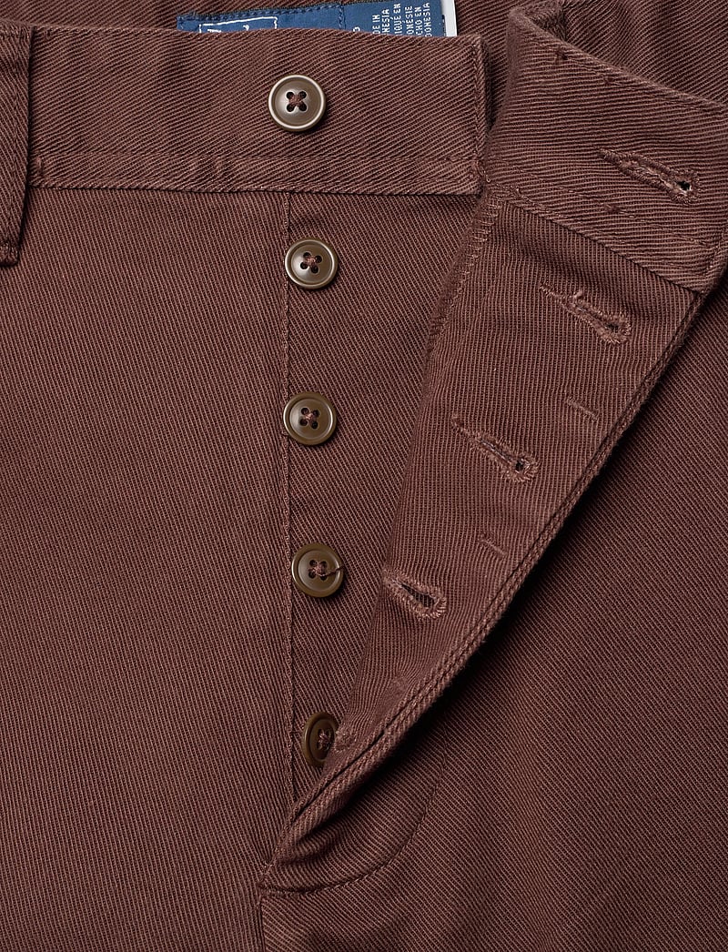 Polo Ralph Lauren - Stretch-Cotton Beaton Pant - vida byxor - brown - 3