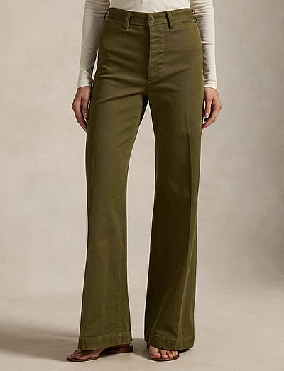 Polo Ralph Lauren Stretch-Cotton Beaton Pant - Byxor - OLIVE / brown