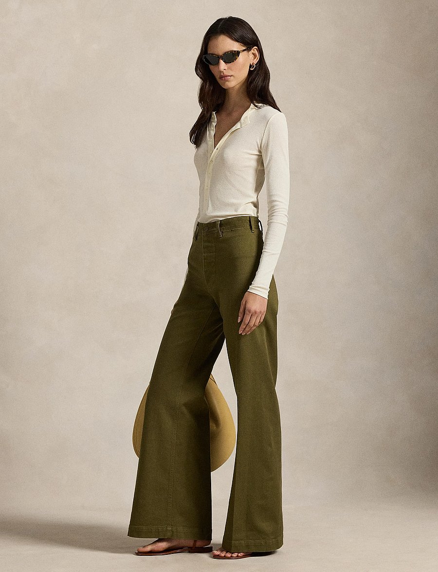 Polo Ralph Lauren - CTN TWILL-WVN-PANTS - vida byxor - olive - 3