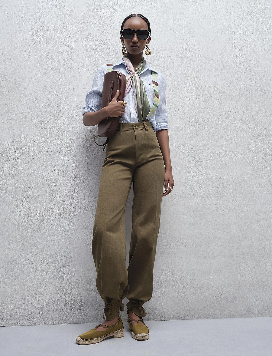 Polo Ralph Lauren - CTN TWILL-WVN-PANTS - vida byxor - olive - 5