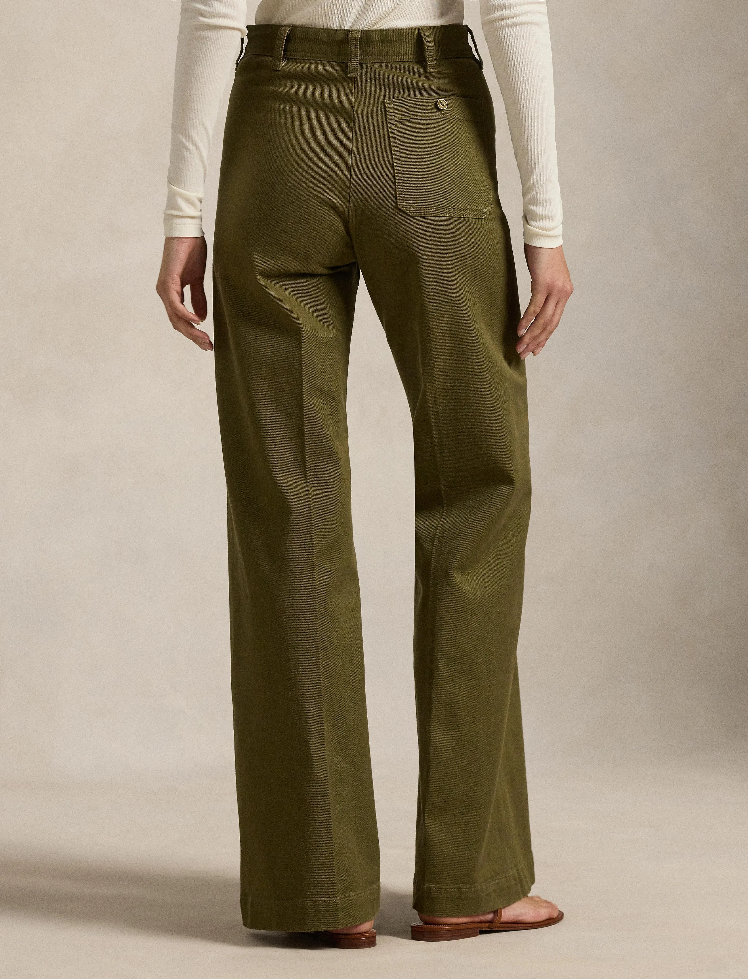 Polo Ralph Lauren Ctn Twill-Wvn-Pants kostymbyxor dam – bild 9