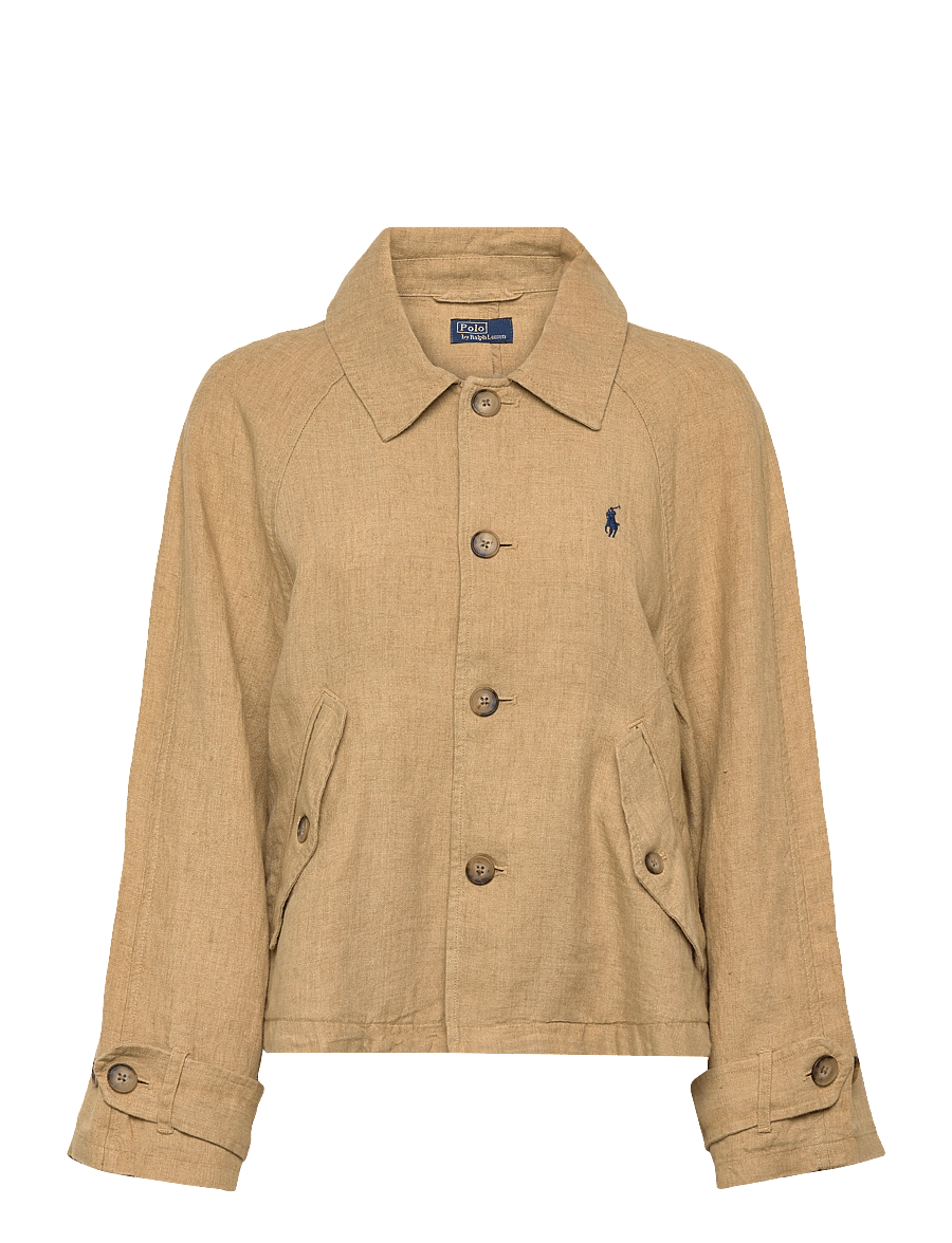 Polo Ralph Lauren - LINEN PW-WVN-JACKET - lette jakker - classic camel - 1