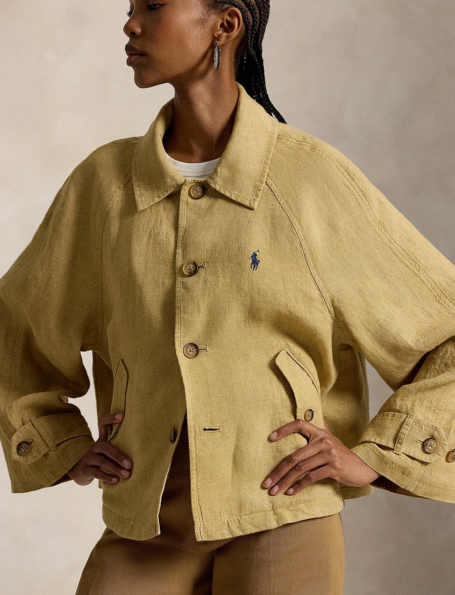 Polo Ralph Lauren - LINEN PW-WVN-JACKET - lette jakker - classic camel - 5
