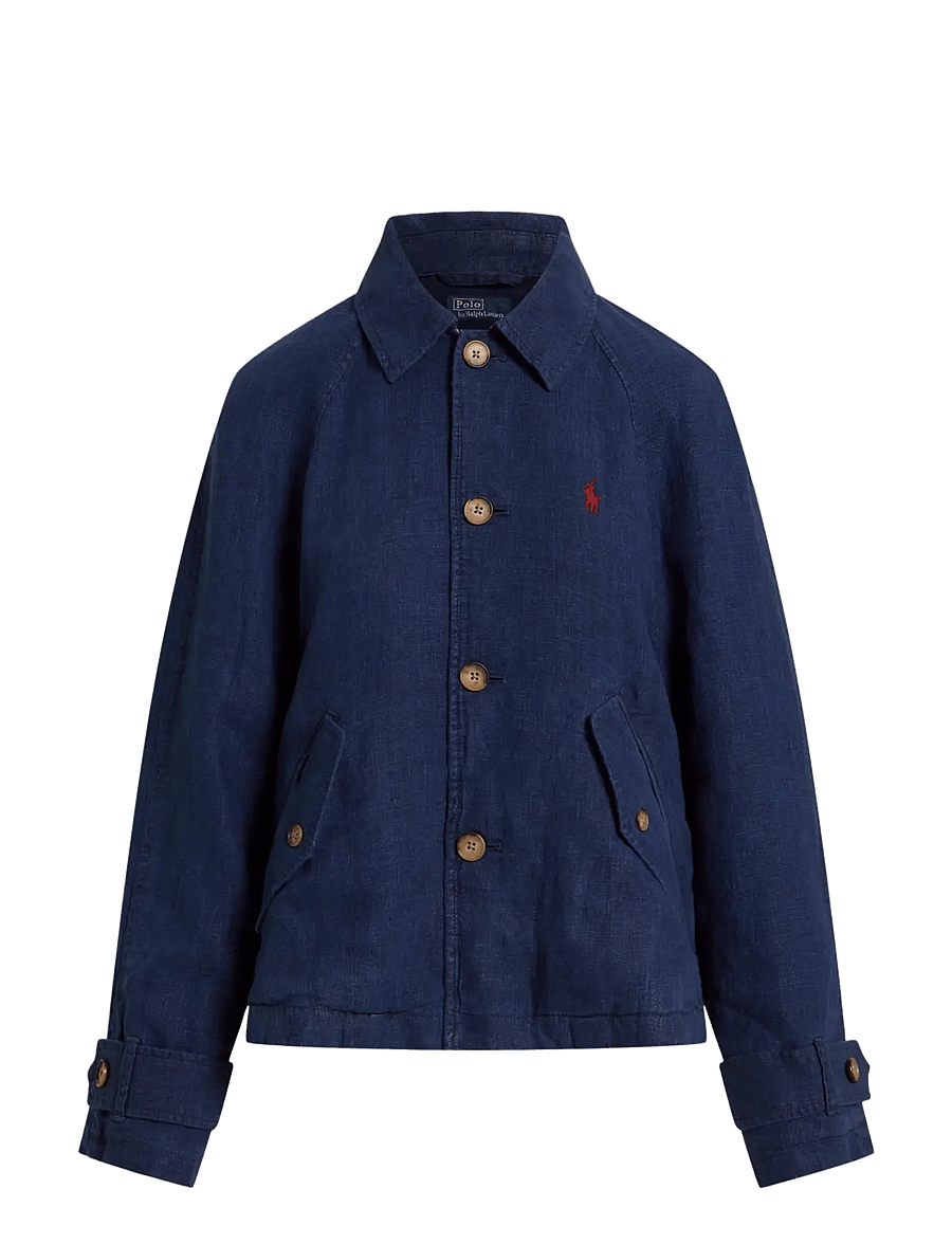 Polo Ralph Lauren - Délavé Linen Jacket - light jackets - indigo - 0