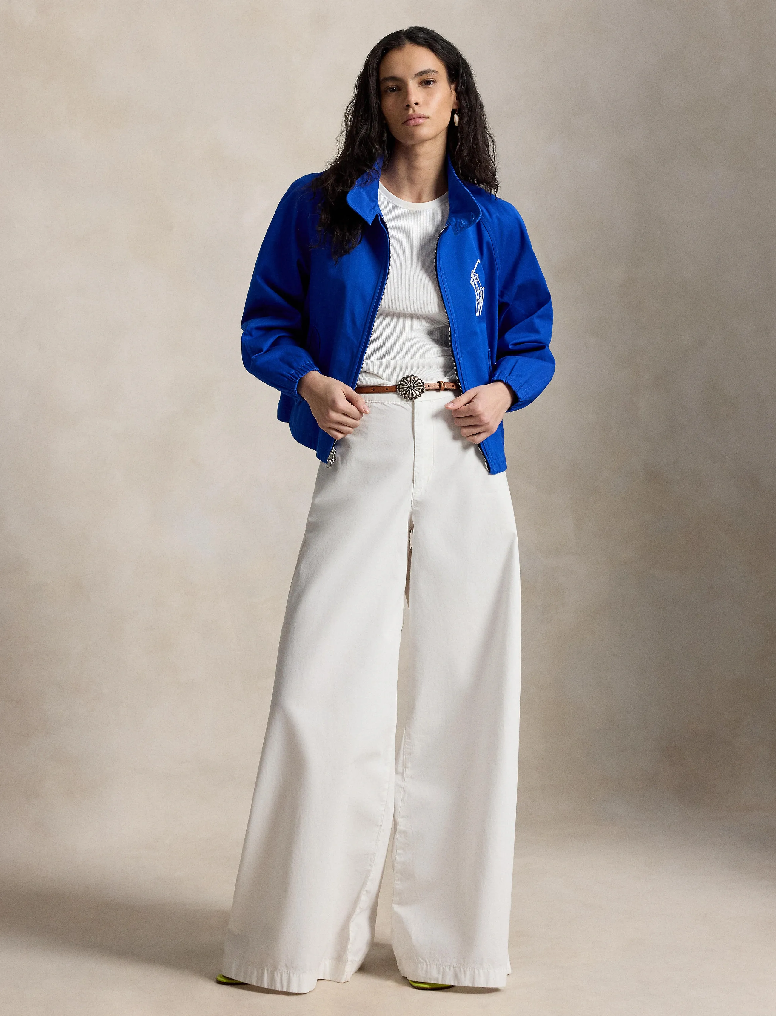 Polo Ralph Lauren Embroidered Cotton Twill Jacket -  - undefined / undefined