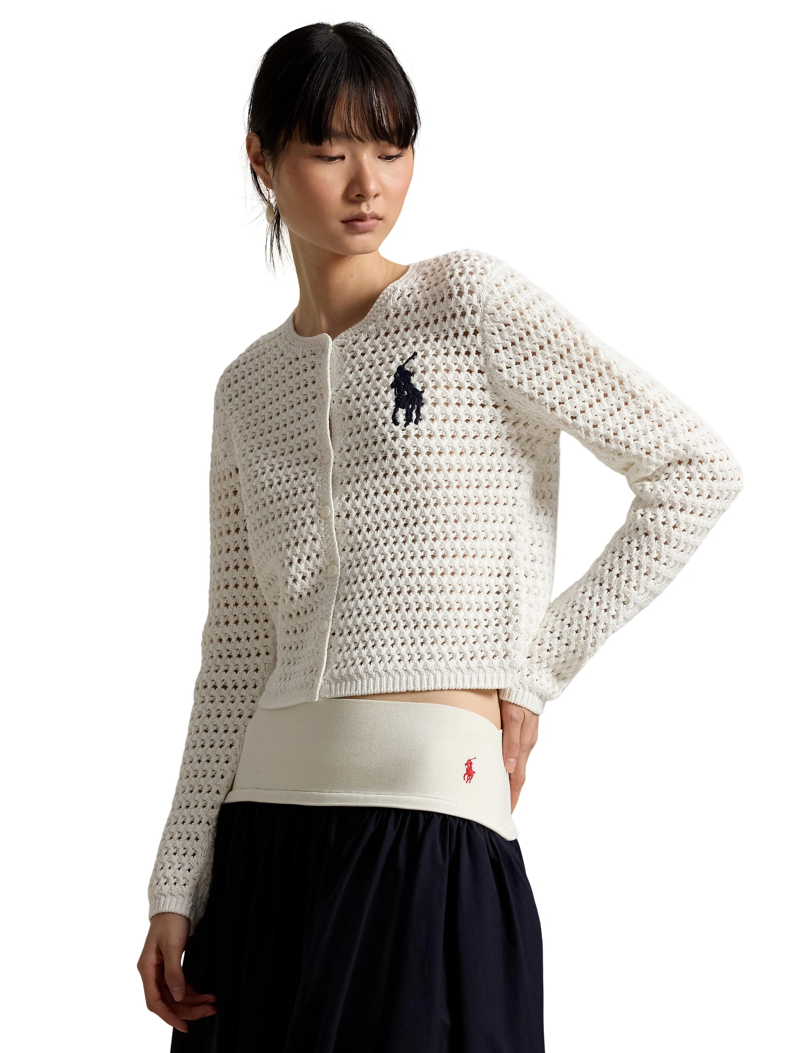 Polo Ralph Lauren Cotton-Sweater-Cardigan dam – bild 5