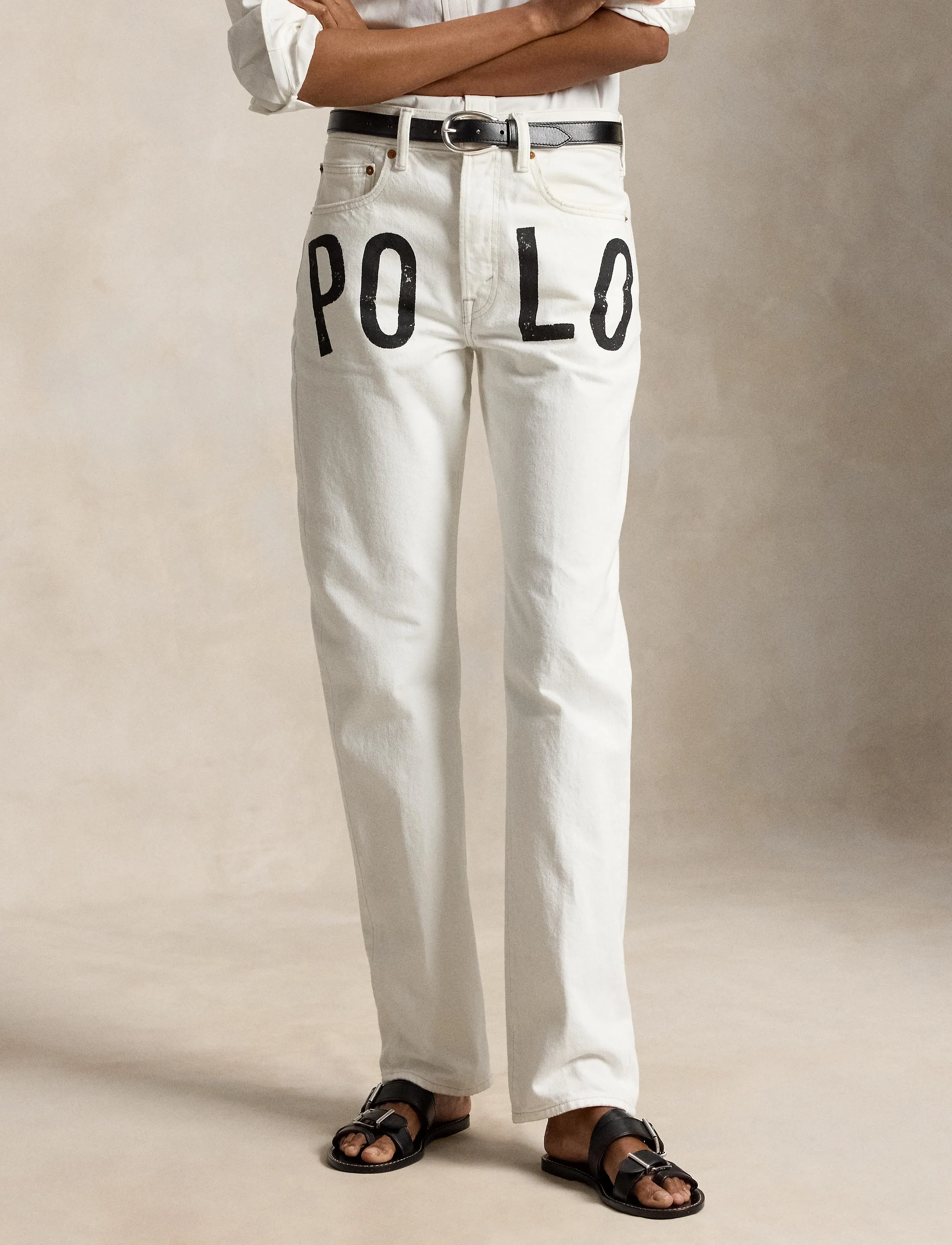 Polo Ralph Lauren Logo Relaxed Straight Jean raka jeans dam – bild 6