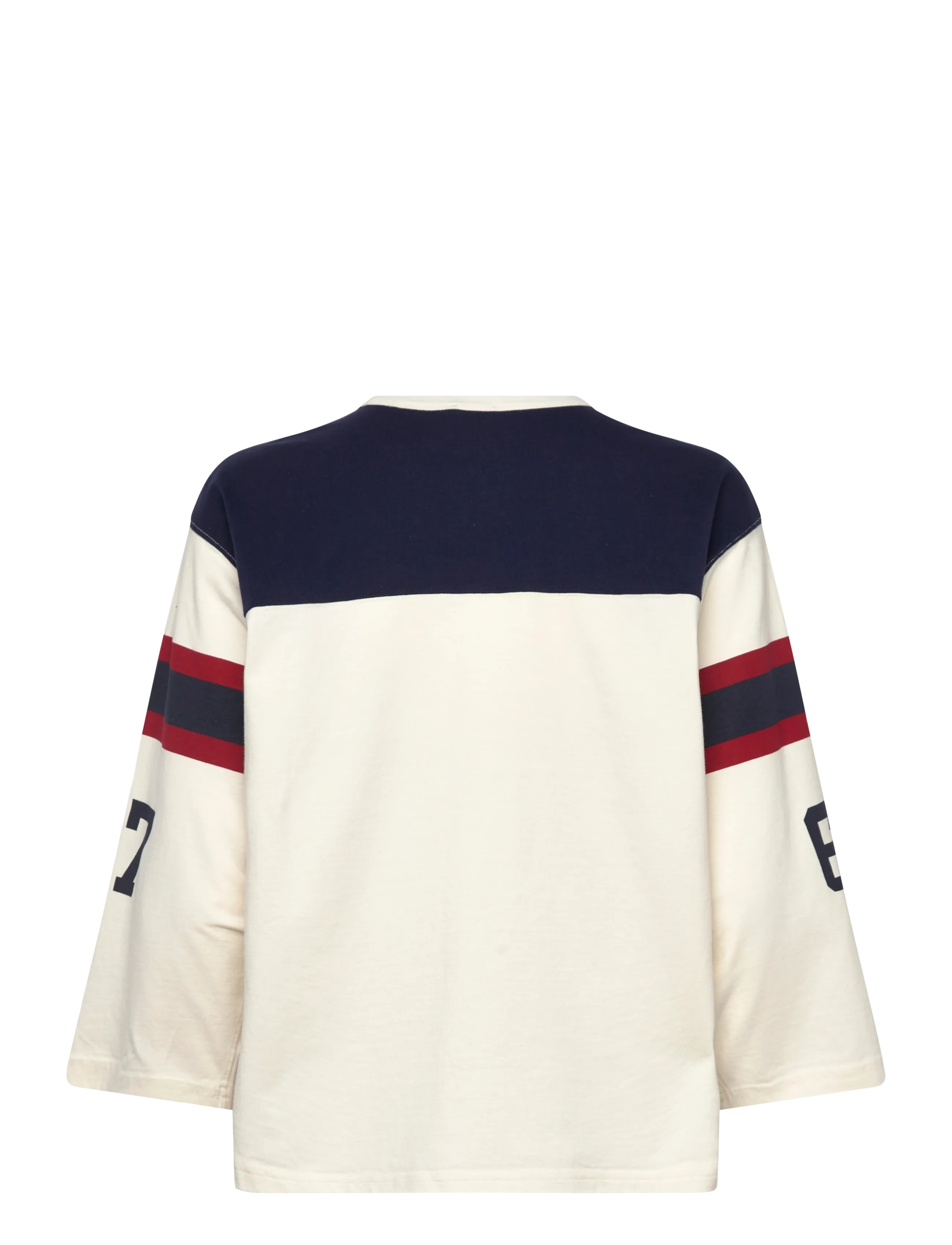 Polo Ralph Lauren - 20/1S EVEN JSY-KNT-T-SHIRT - långärmade toppar - warm white/newpor - 2