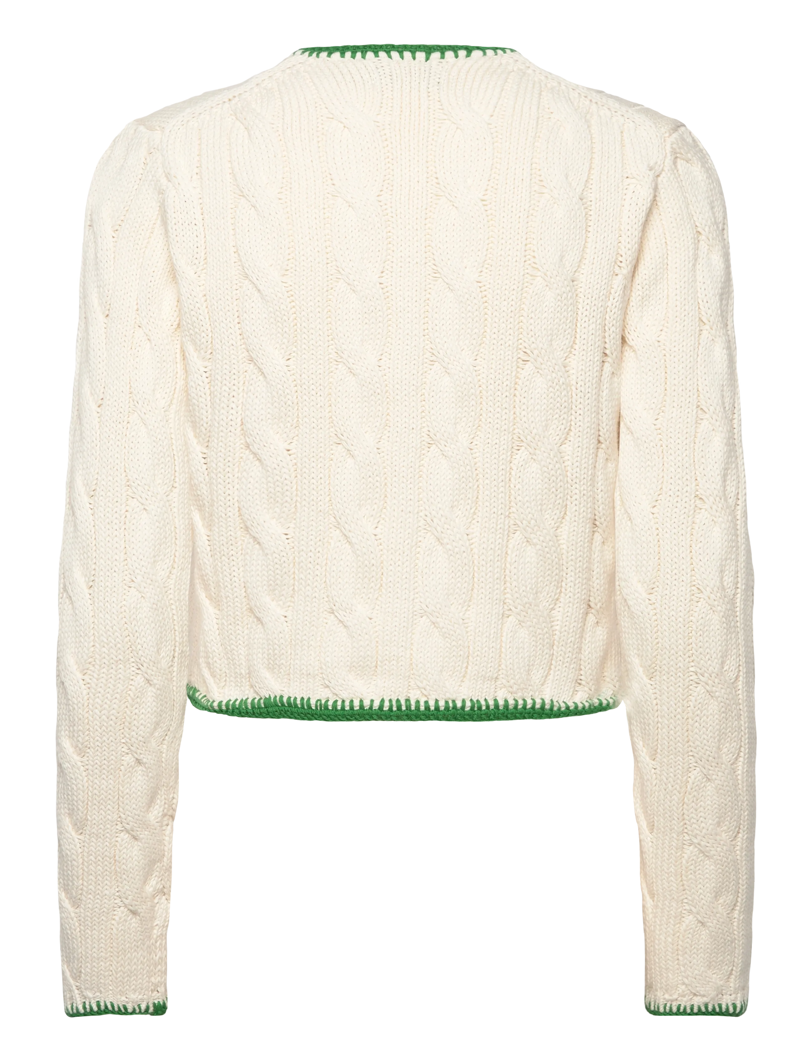 Polo Ralph Lauren - 1/4-5 COTTON-SWEATER-CARDIGAN - koftor - cricket cream - 2