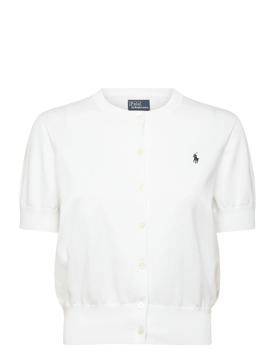 Polo Ralph Lauren - 2/50 PIMA COTTON-SWEATER-CARDIGAN - poloer - white - 1