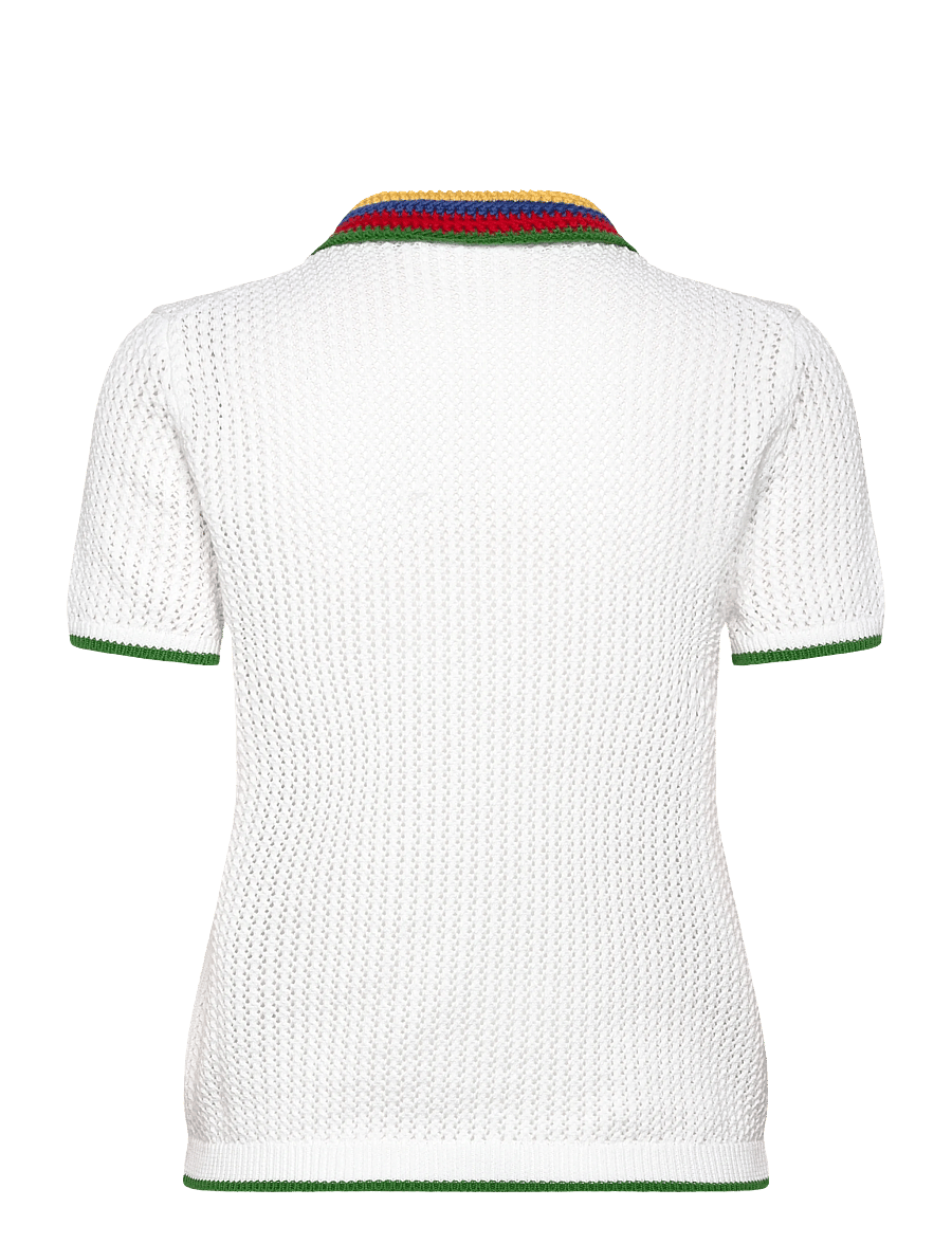 Polo Ralph Lauren - 1/24 COTTON BLEND-SWEATER-POLO - pikéer - white multi - 2