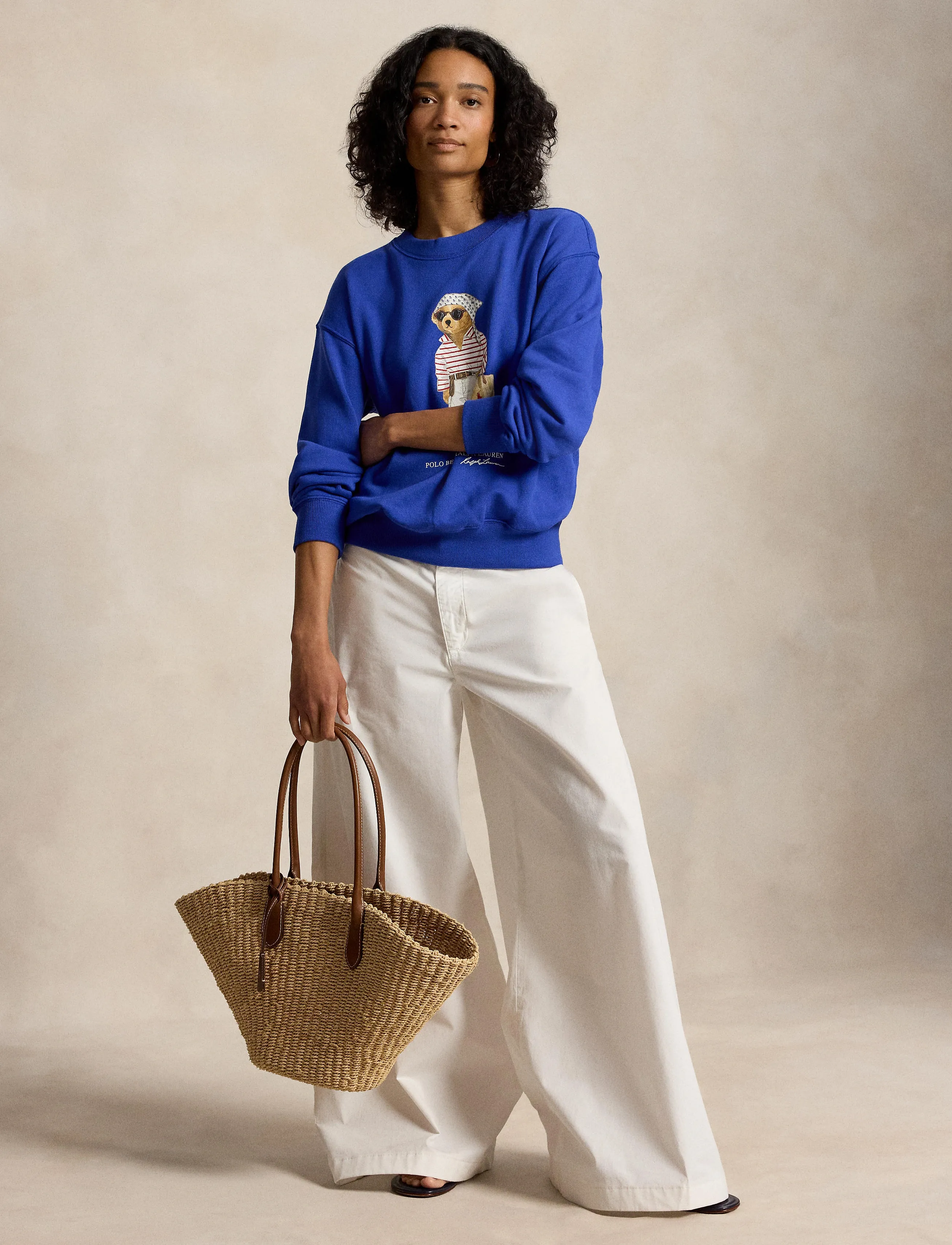 Polo Ralph Lauren ISLAND FLC-KNT-SWEATSHIRT - Ralph Lauren - GALA BLUE / blue