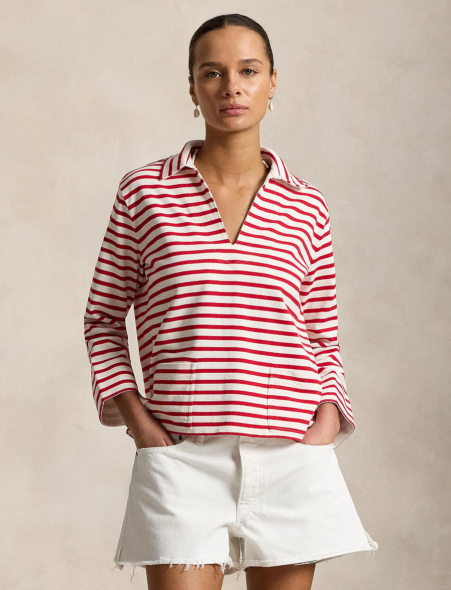 Polo Ralph Lauren - BOATING JERSEY-KNT-PULLOVER - langärmelige blusen - rl2000 red/deckwa - 3