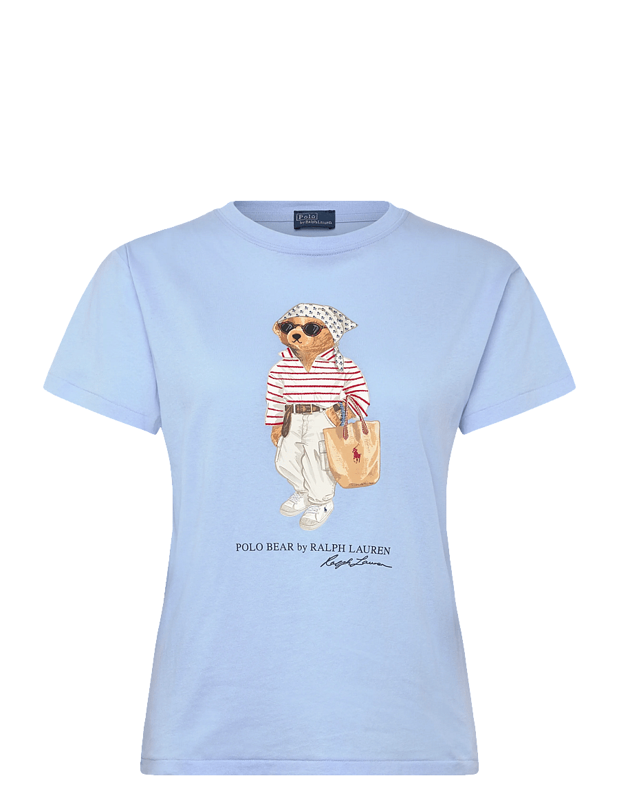 Polo Ralph Lauren - 40/1 VNTG CTN JSY-KNT-T-SHIRT - t-shirts - baby blue - 1
