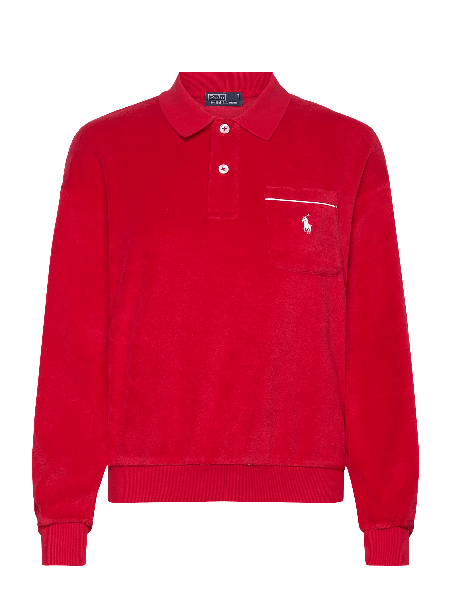 Polo Ralph Lauren - LT WT COTTON TERRY-KNT-POLO - polo marškinėliai - cruise red - 1