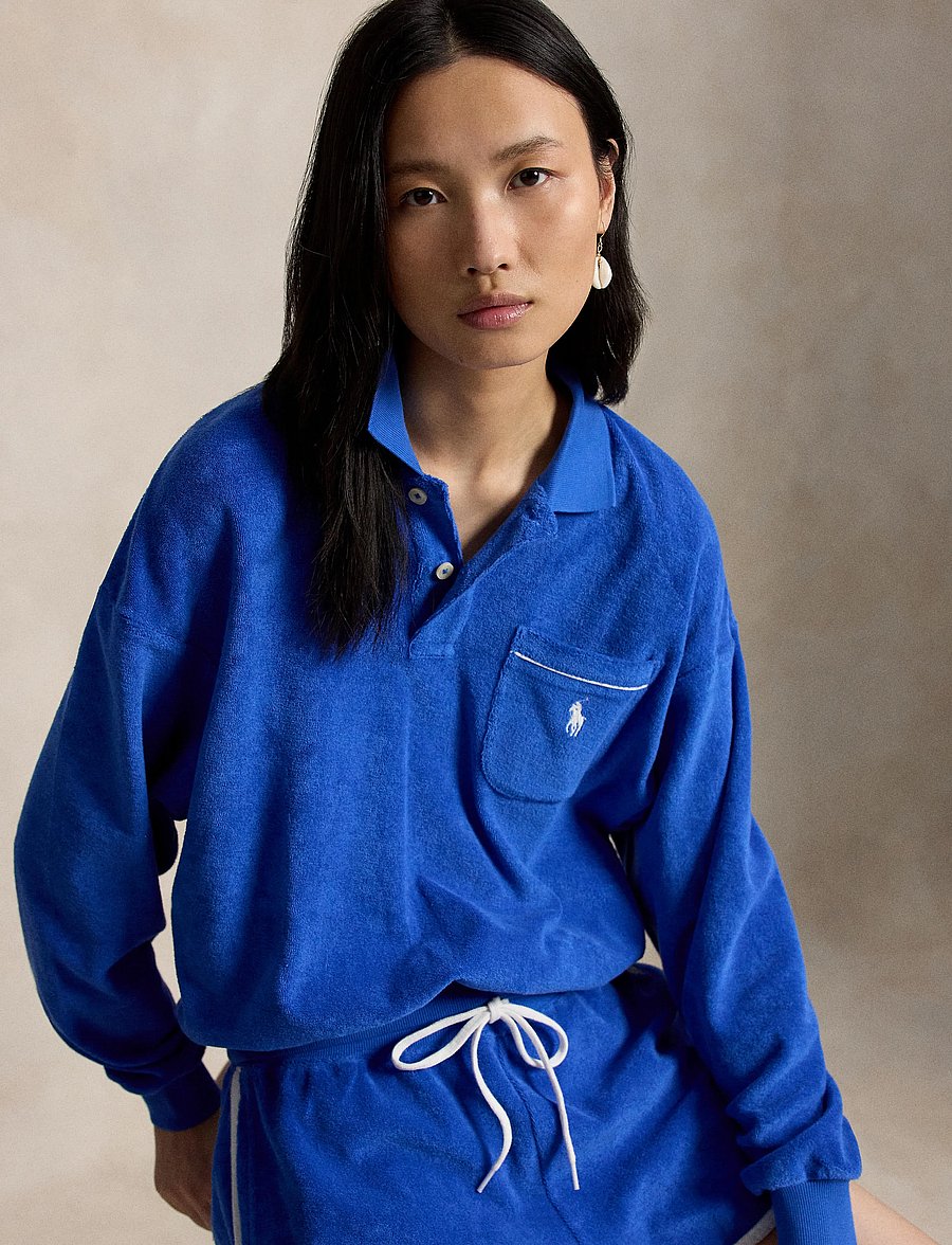 Polo Ralph Lauren - LT WT COTTON TERRY-KNT-POLO - poloskjorter - gala blue - 3