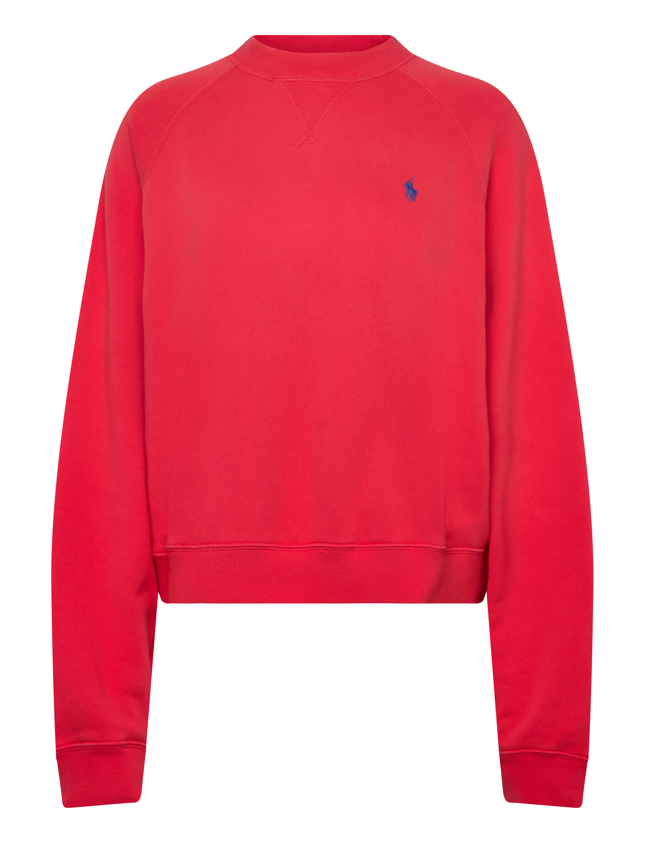 Polo Ralph Lauren ISLAND FLC-KNT-SWEATSHIRT - Polo Ralph Lauren - BRIGHT HIBISCUS / red