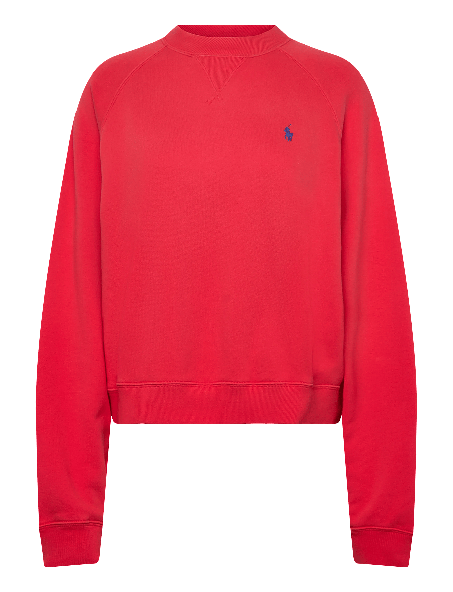 Polo Ralph Lauren - Lightweight Fleece Crewneck - sweatshirts & hoodies - bright hibiscus - 1