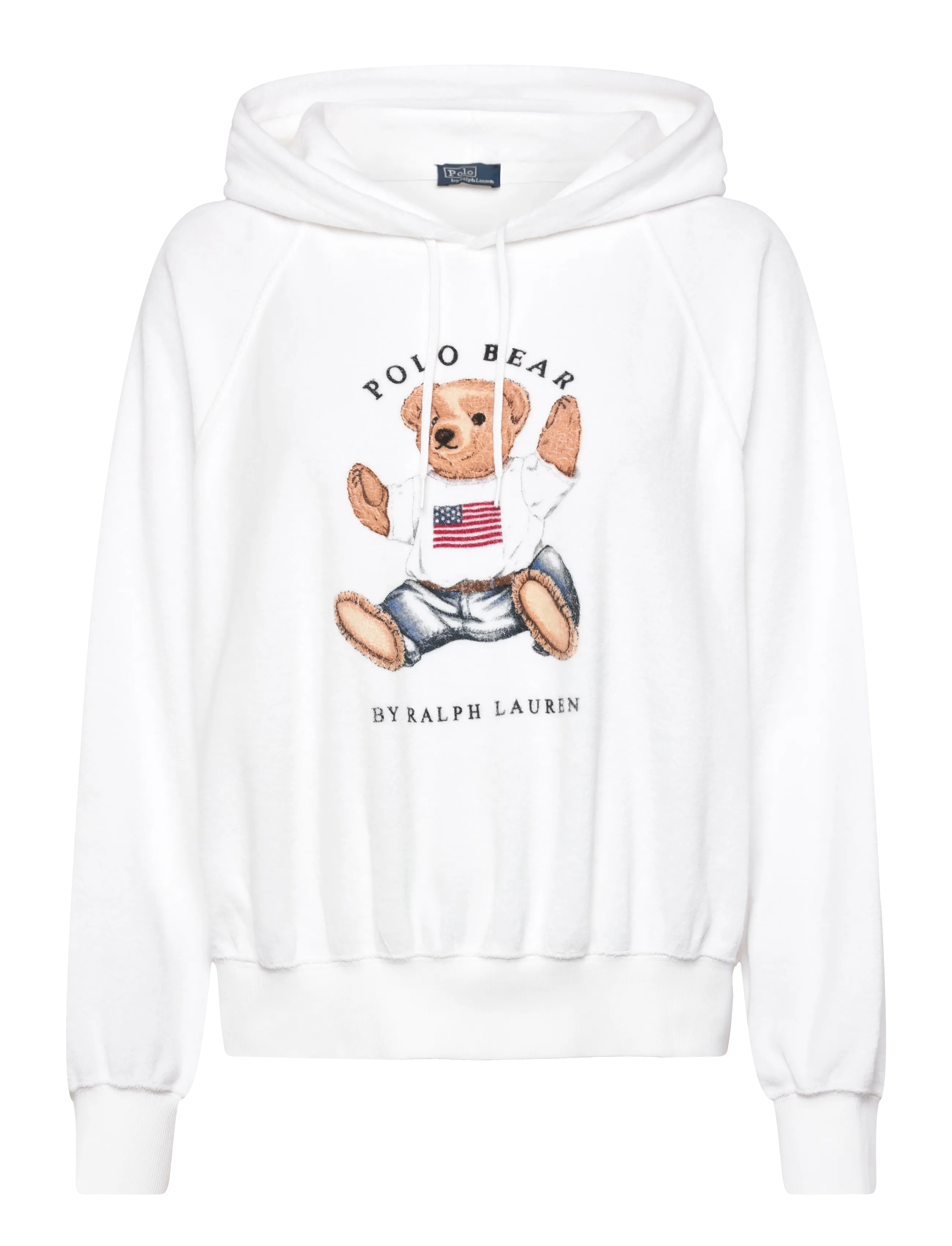 Polo Ralph Lauren LT WT COTTON TERRY-KNT-SWEATSHIRT - Sweatshirts - WHITE / white