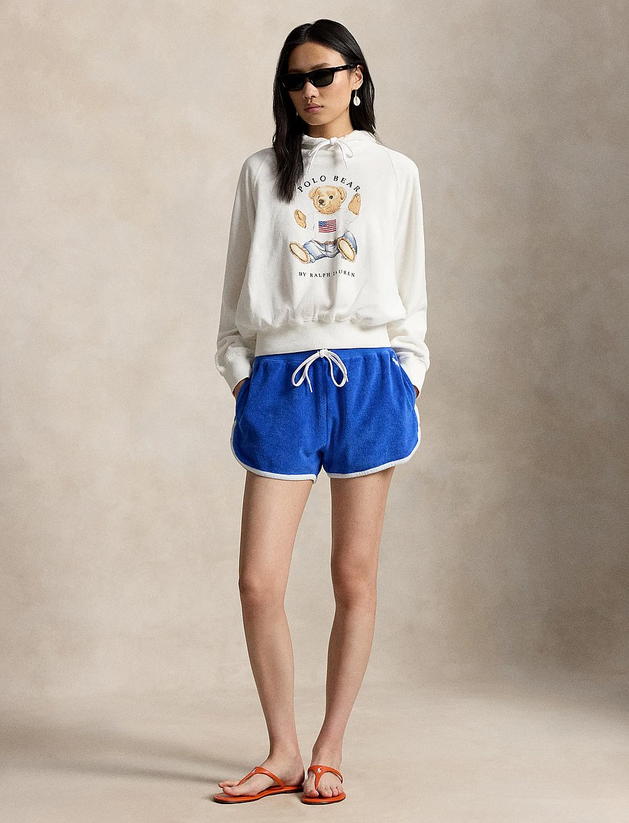 Polo Ralph Lauren - LT WT COTTON TERRY-KNT-SWEATSHIRT - sweatshirts & hættetrøjer - white - 5