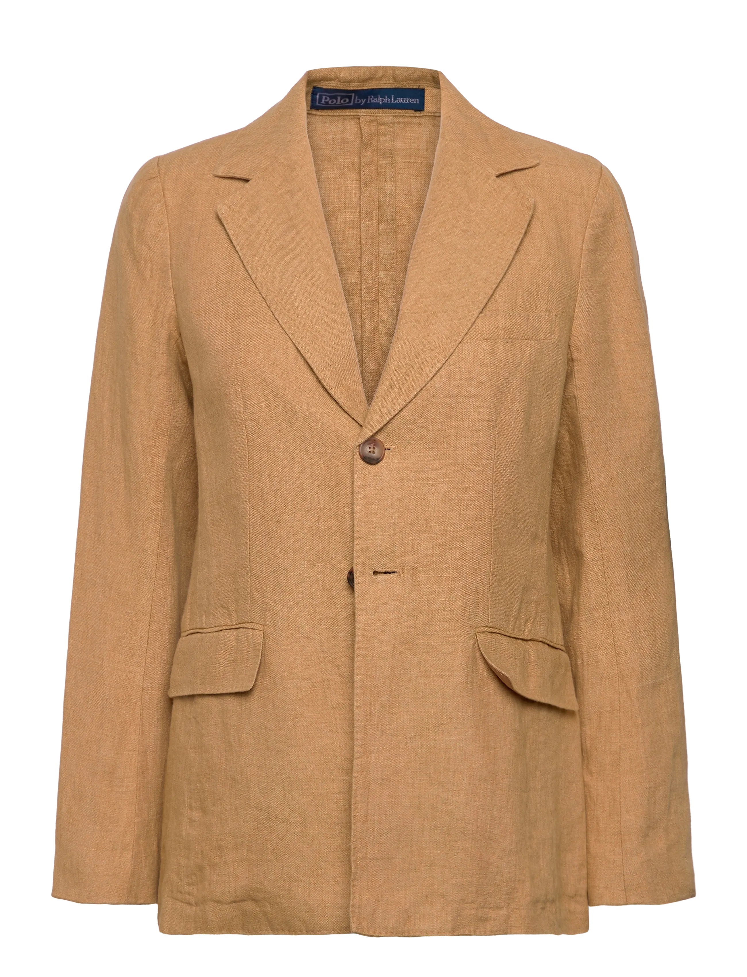 Polo Ralph Lauren - 9/1 DELAVE LINEN-WVN-BLAZER/SPORT C - single breasted blazers - classic camel - 1