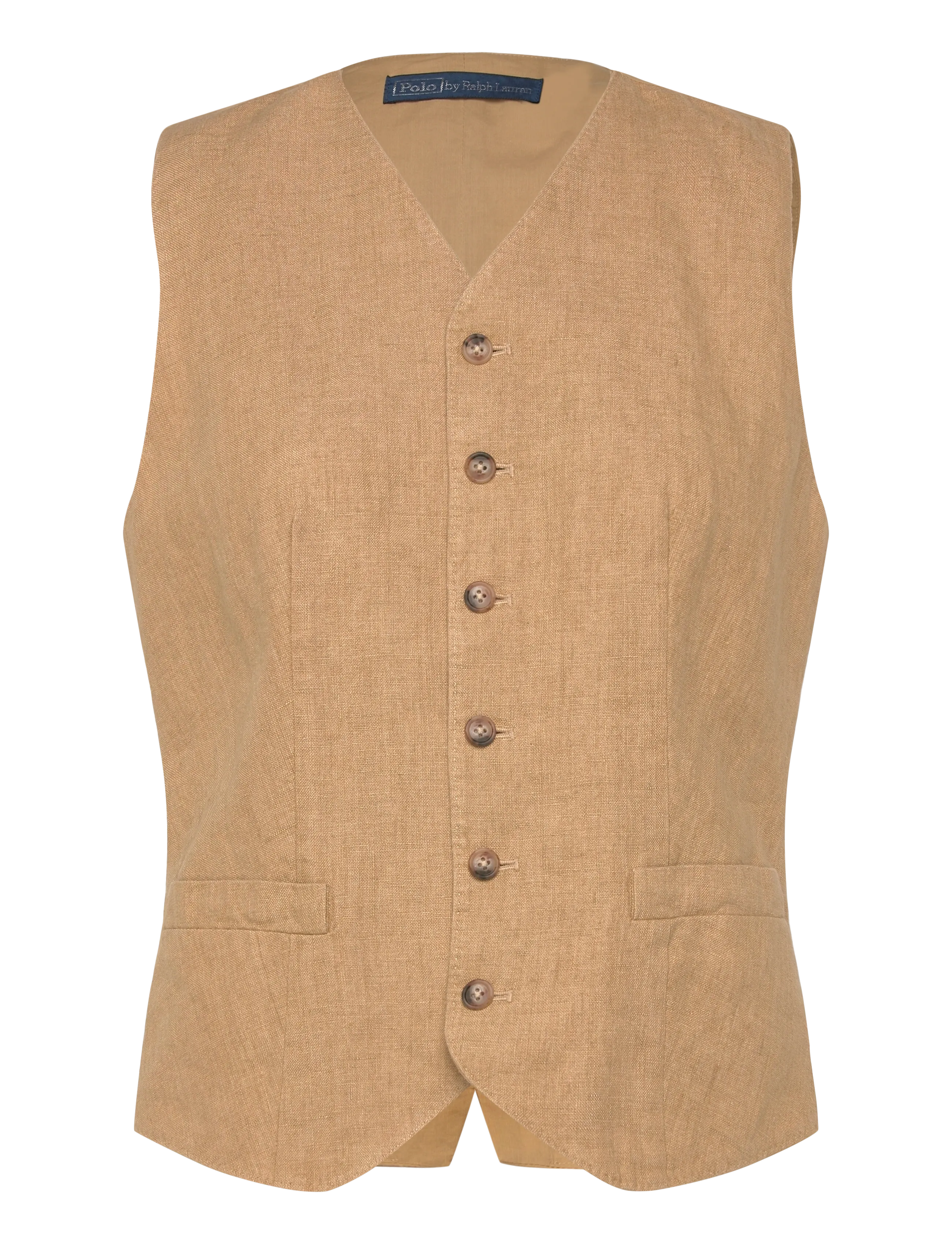 Polo Ralph Lauren 9/1 DELAVE LINEN-WVN-BLAZER/SPORT C - Westen - CLASSIC CAMEL / beige