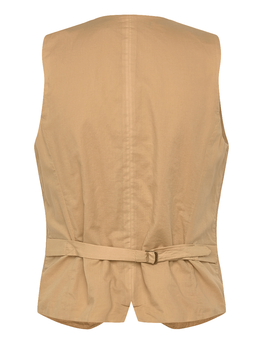 Polo Ralph Lauren - 9/1 DELAVE LINEN-WVN-BLAZER/SPORT C - kostymvästar - classic camel - 2