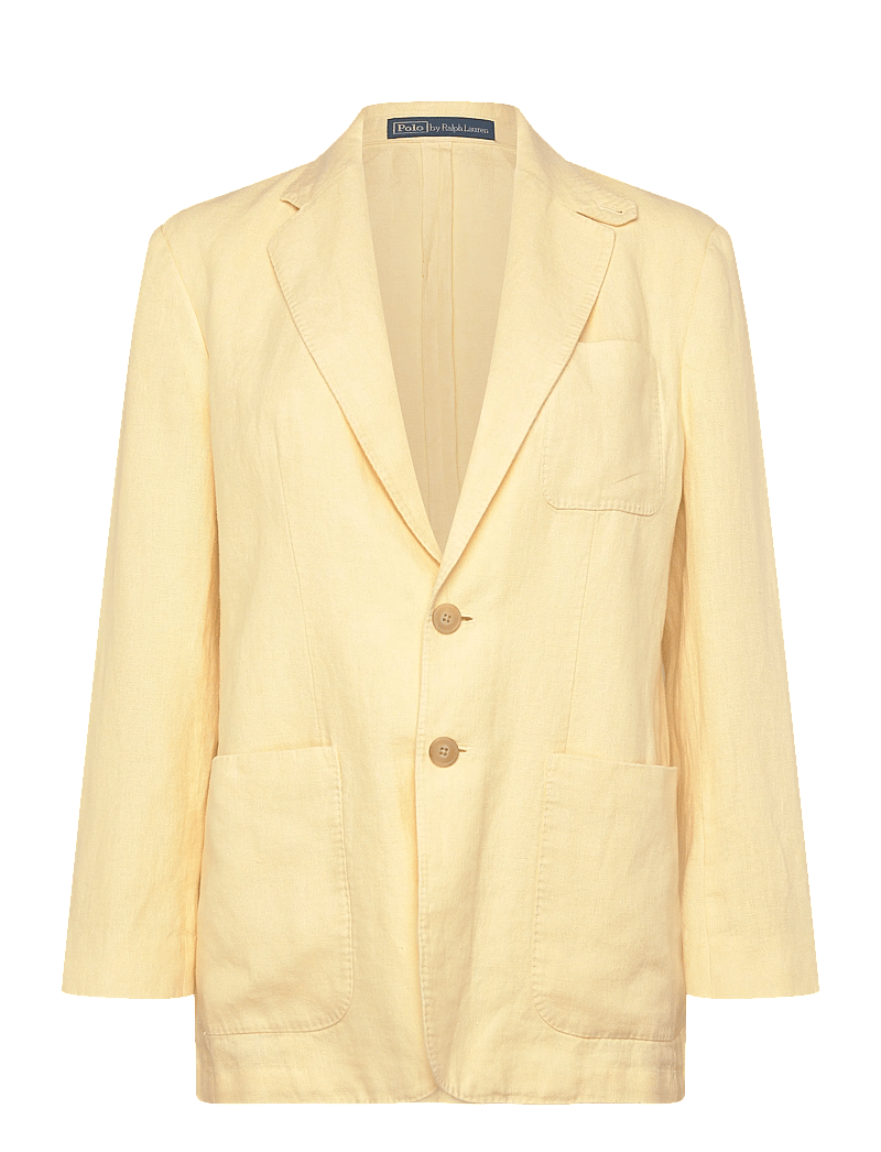 Polo Ralph Lauren - 9/1 YD LINEN-WVN-BLAZER/SPORT COAT - blazers met één knopenrij - yellow - 1