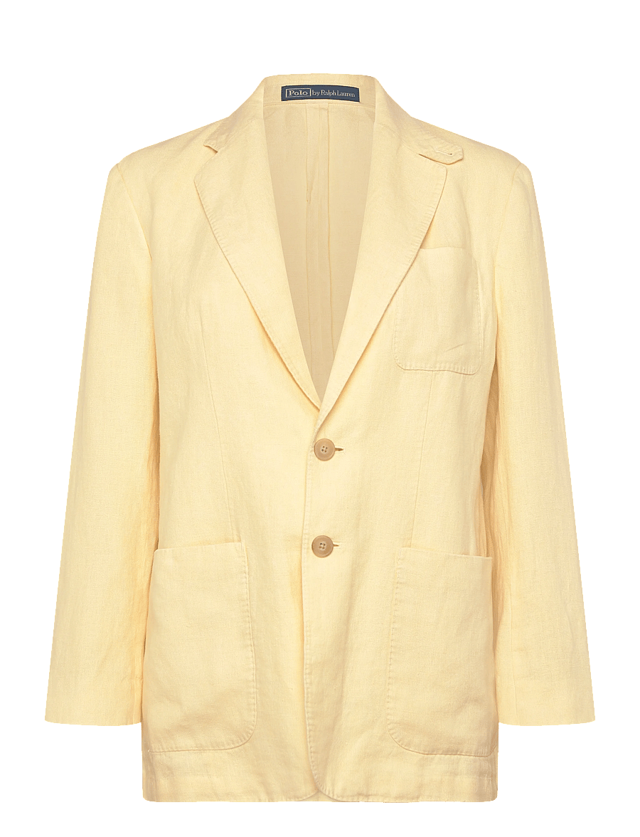 Polo Ralph Lauren - 9/1 YD LINEN-WVN-BLAZER/SPORT COAT - einreihige blazer - yellow - 1