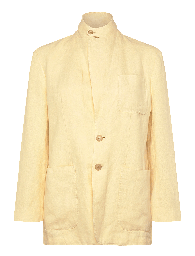 Polo Ralph Lauren - 9/1 YD LINEN-WVN-BLAZER/SPORT COAT - blazers met één knopenrij - yellow - 3