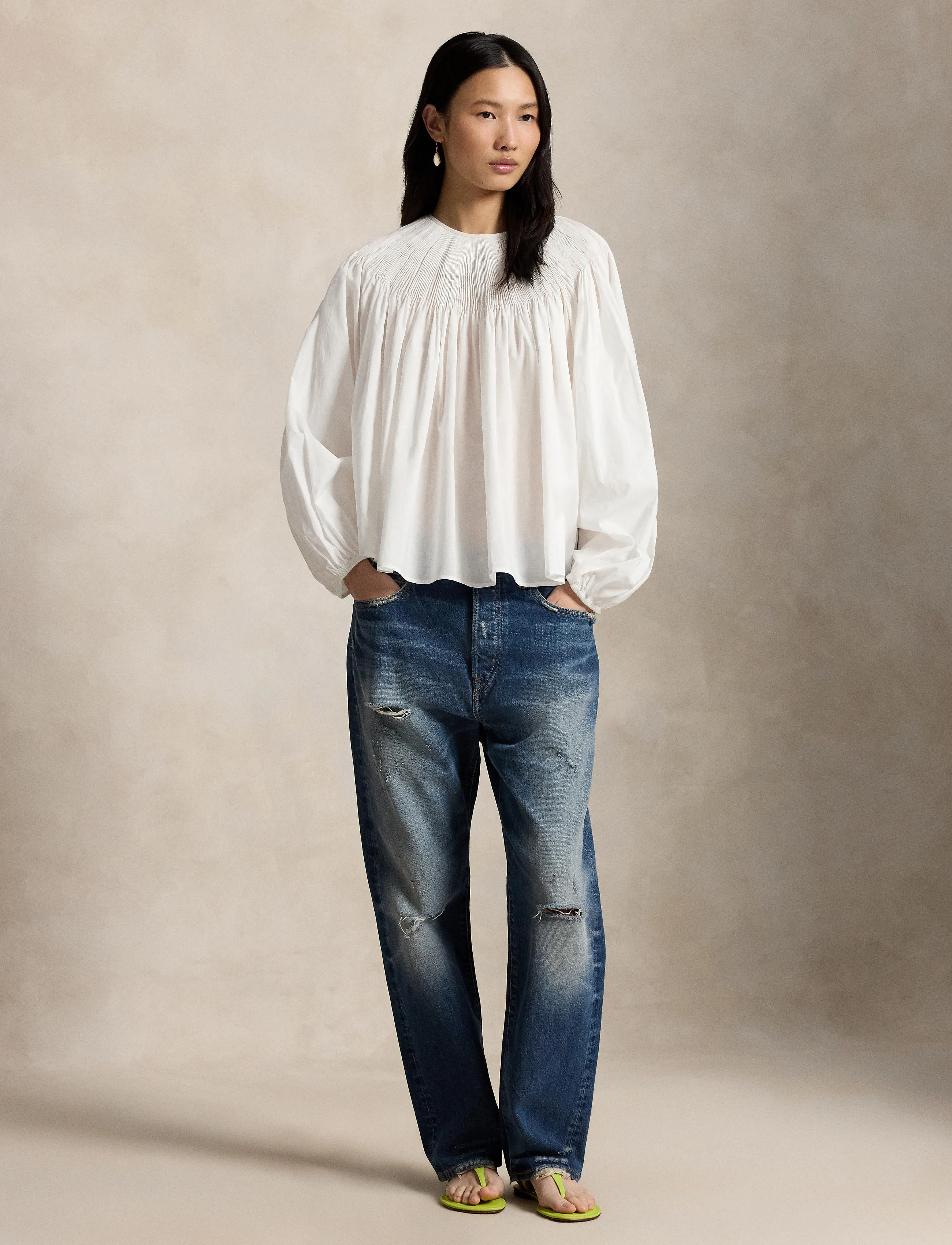 Solid 60/1 Cttn Pw-Wvn-Shirt