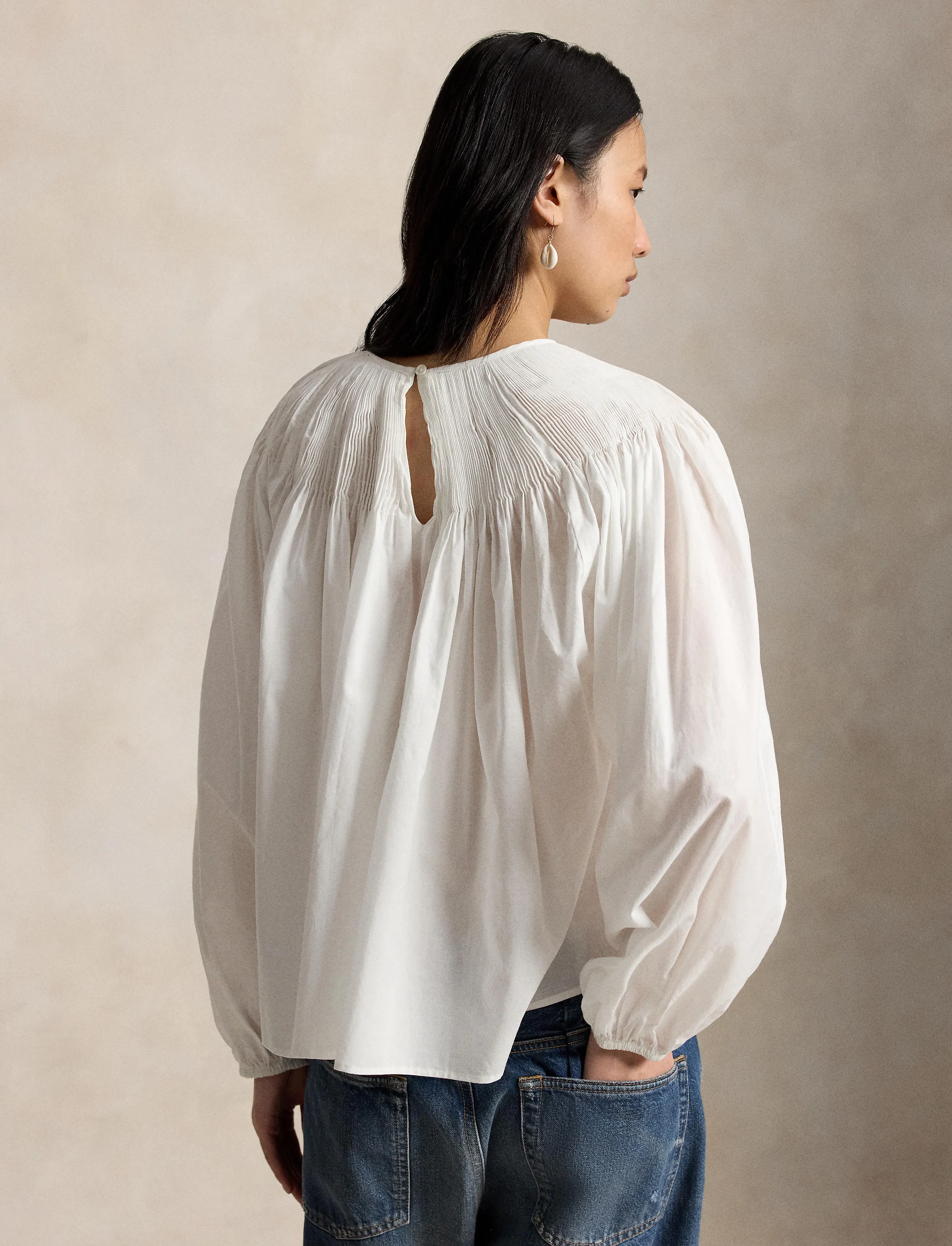 Polo Ralph Lauren - SOLID 60/1 CTTN PW-WVN-SHIRT - blouses à manches longues - white - 5