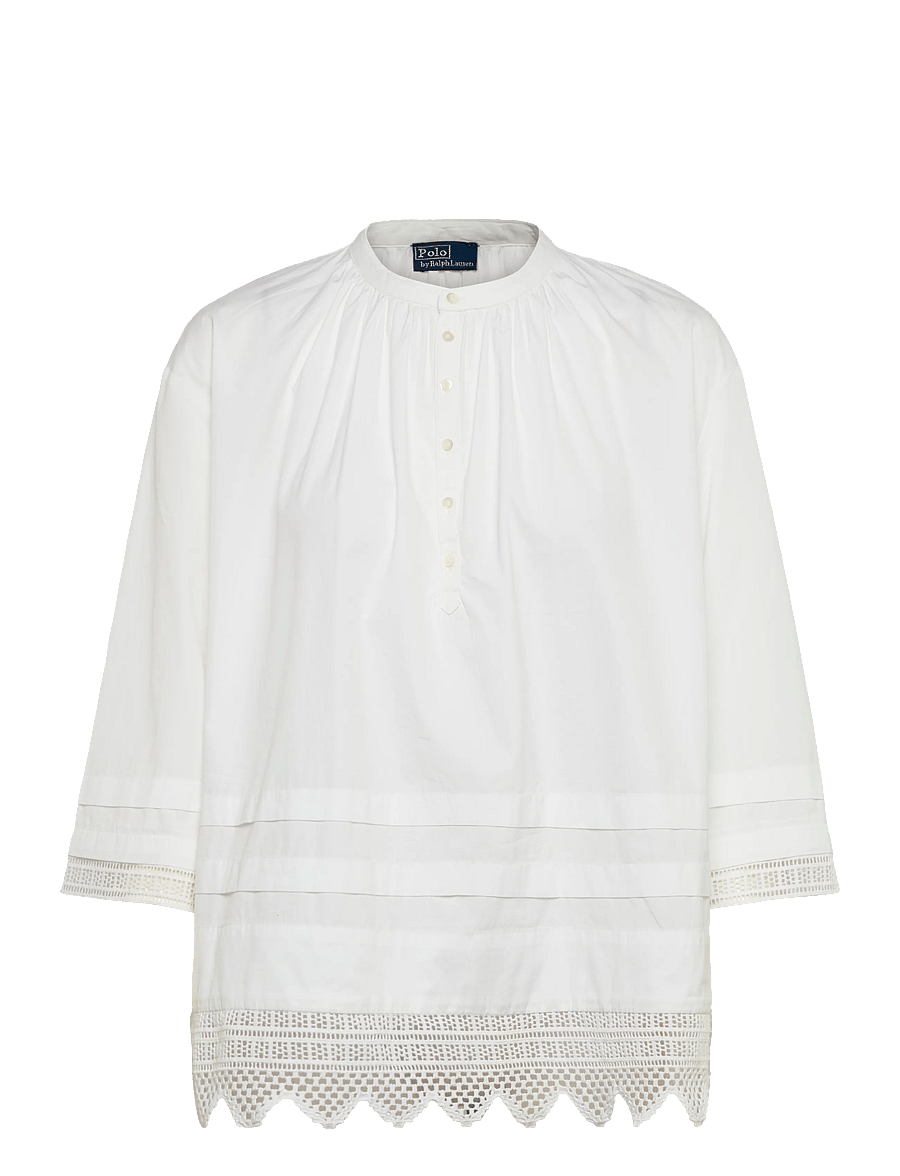Polo Ralph Lauren - 120/2 YD CTN PW-WVN-SHIRT - pikkade varrukatega pluusid - white - 1